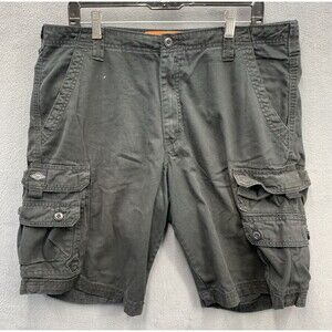Lee Dungarees Cargo Shorts Mens Size 36 Black Outdoors Hiking Camping